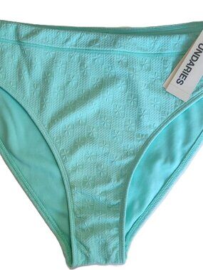No Boundaries Women's Cheeky High Leg High Waist Swim Bottom - Size XL (16-18)